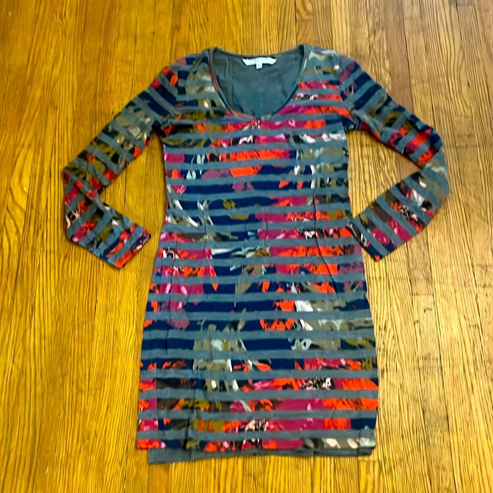 Trina Turk stripped cotton dress.
